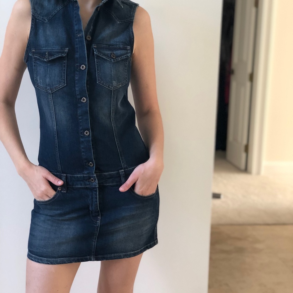 Diesel denim mini dress